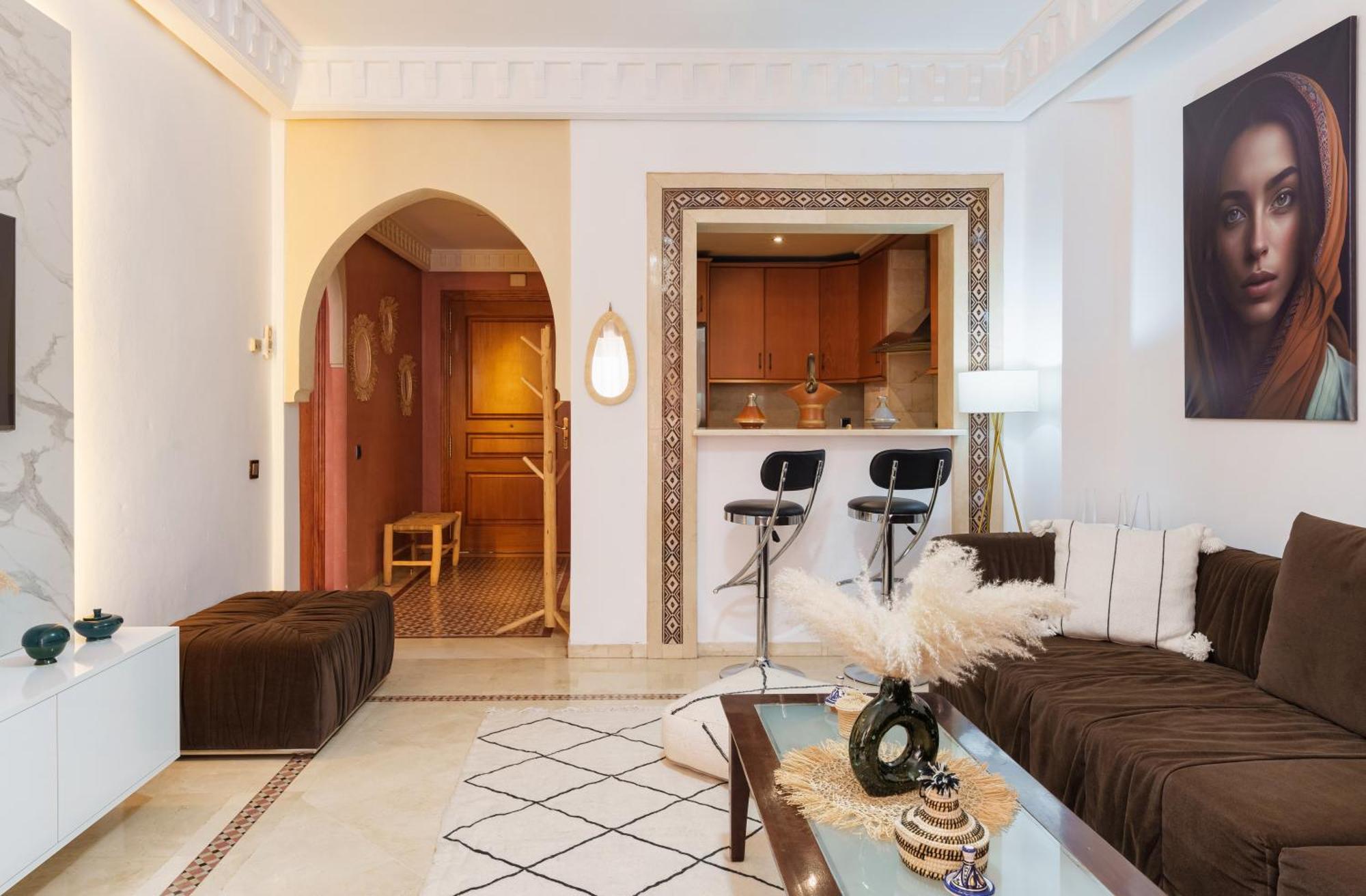 Appartement Chic Gueliz Plaza Avec Vue Marakeş Dış mekan fotoğraf