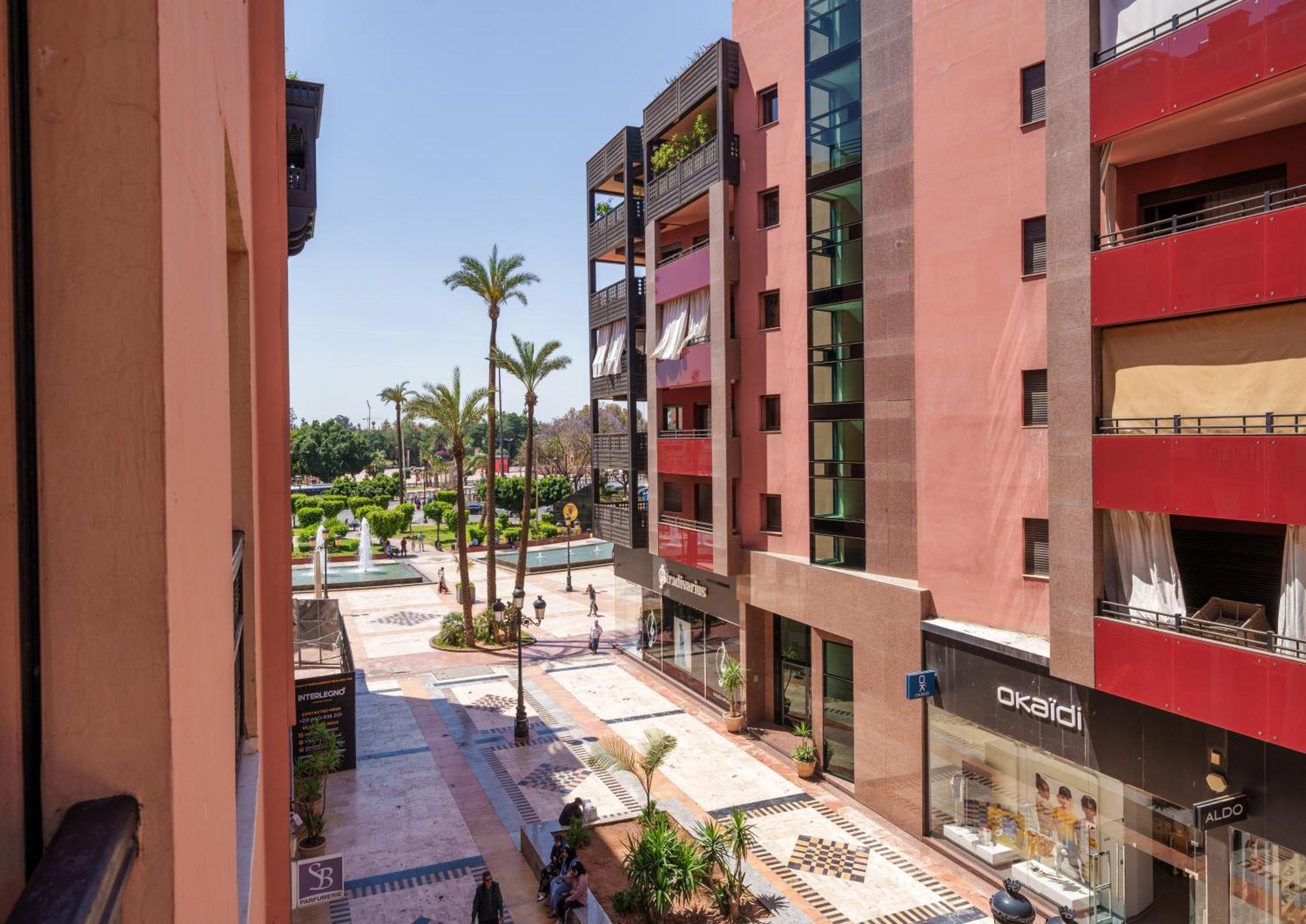 Appartement Chic Gueliz Plaza Avec Vue Marakeş Dış mekan fotoğraf