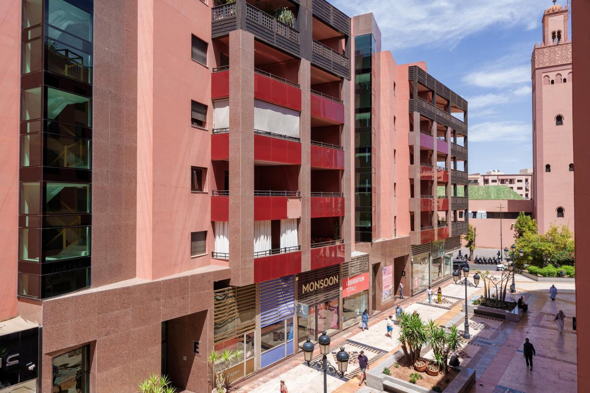 Appartement Chic Gueliz Plaza Avec Vue Marakeş Dış mekan fotoğraf