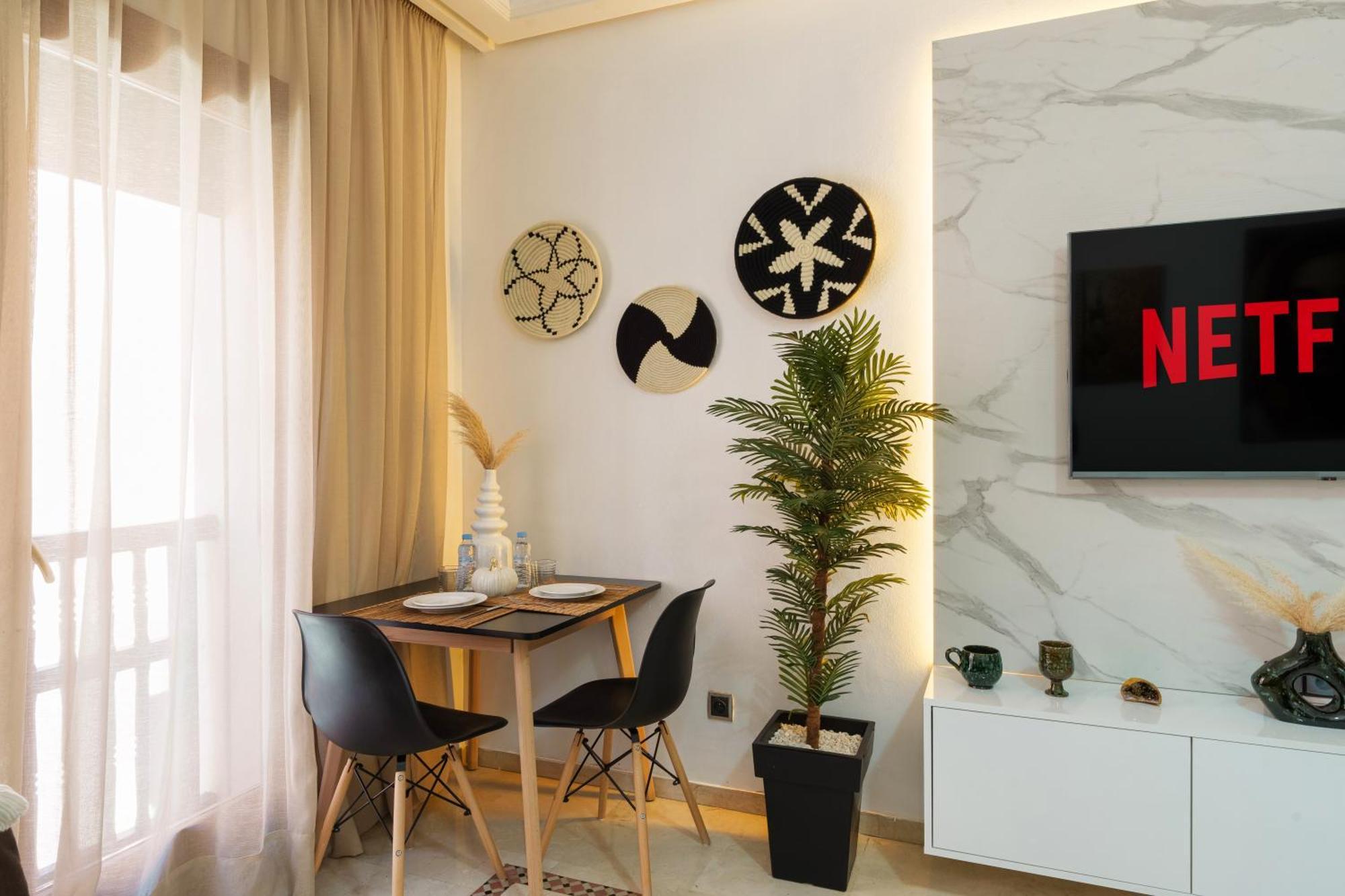 Appartement Chic Gueliz Plaza Avec Vue Marakeş Dış mekan fotoğraf