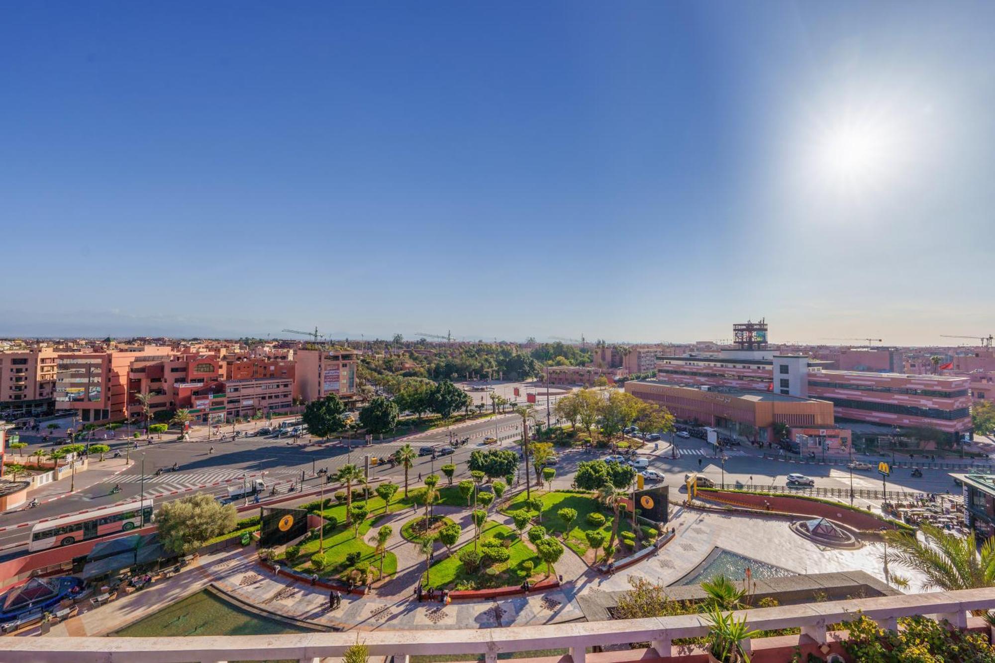 Appartement Chic Gueliz Plaza Avec Vue Marakeş Dış mekan fotoğraf